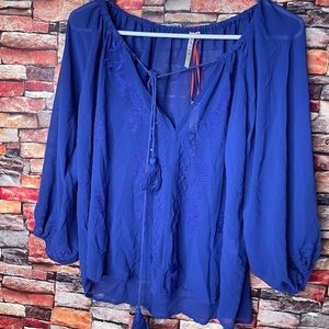 Blue women’s blouse